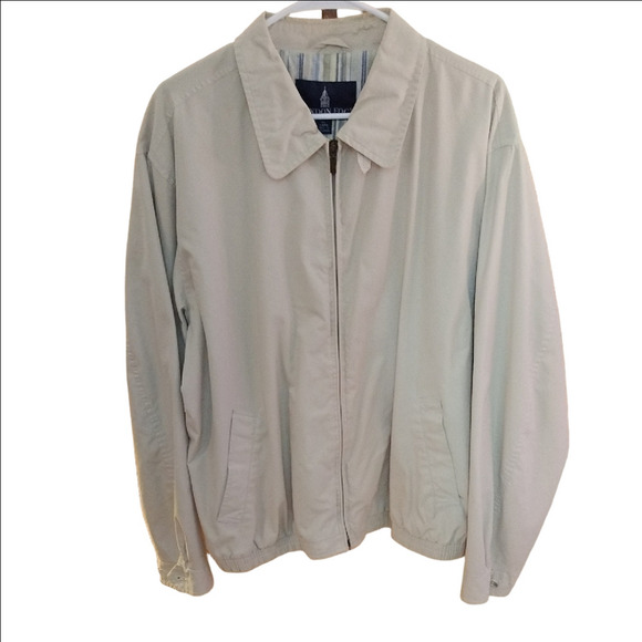 London Fog Tan Lightweight Relaxed Fit Jacket - Picture 1 of 5